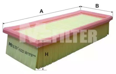 Воздушный фильтр MFILTER K 222